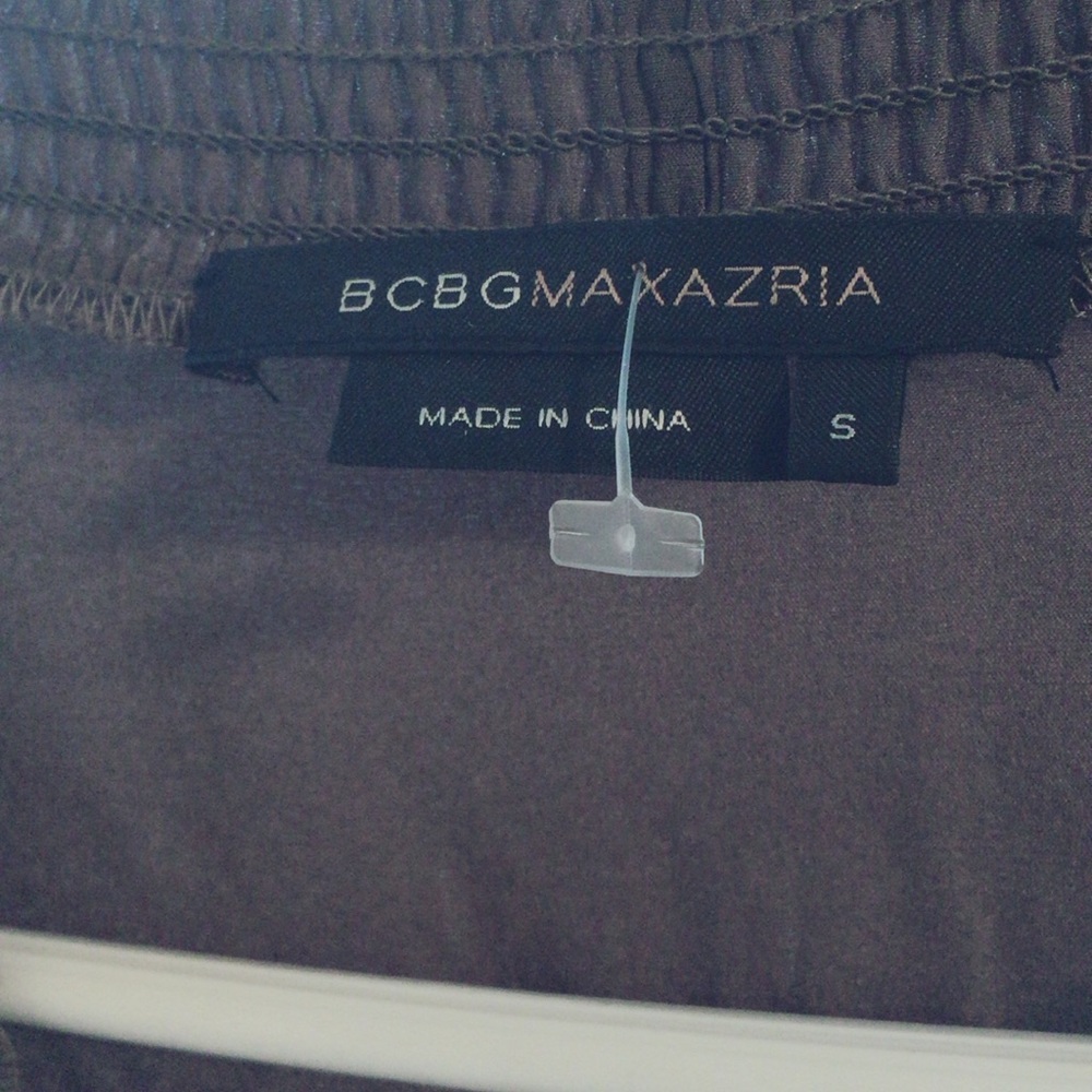 BCBG brown Silk Dress size S